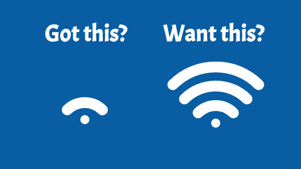 Wi-Fi signal range poor